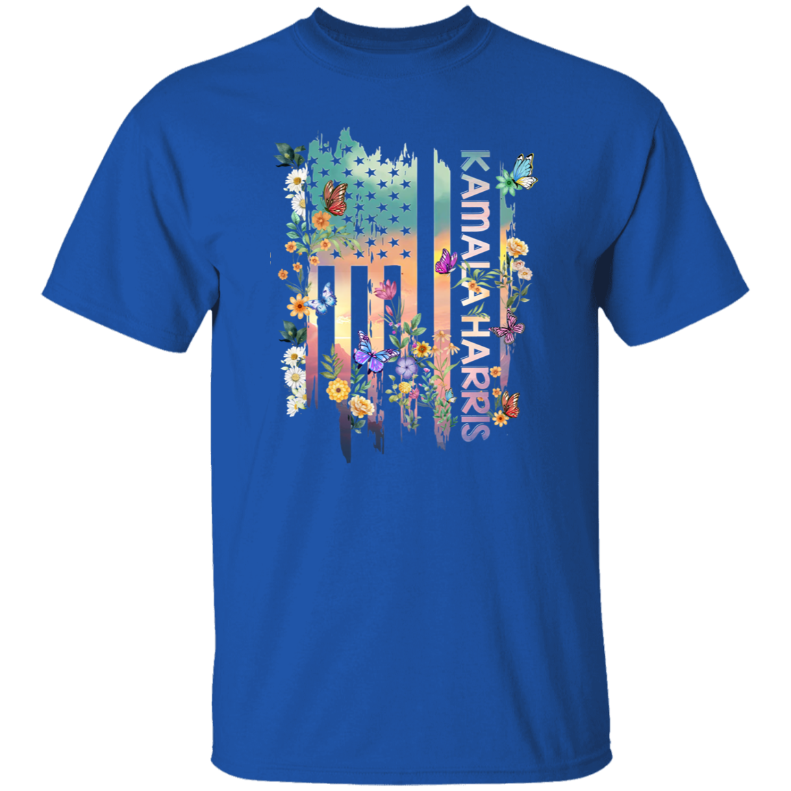 Kamala Harris With Colorful Flower Shirt TH10 N369 63507