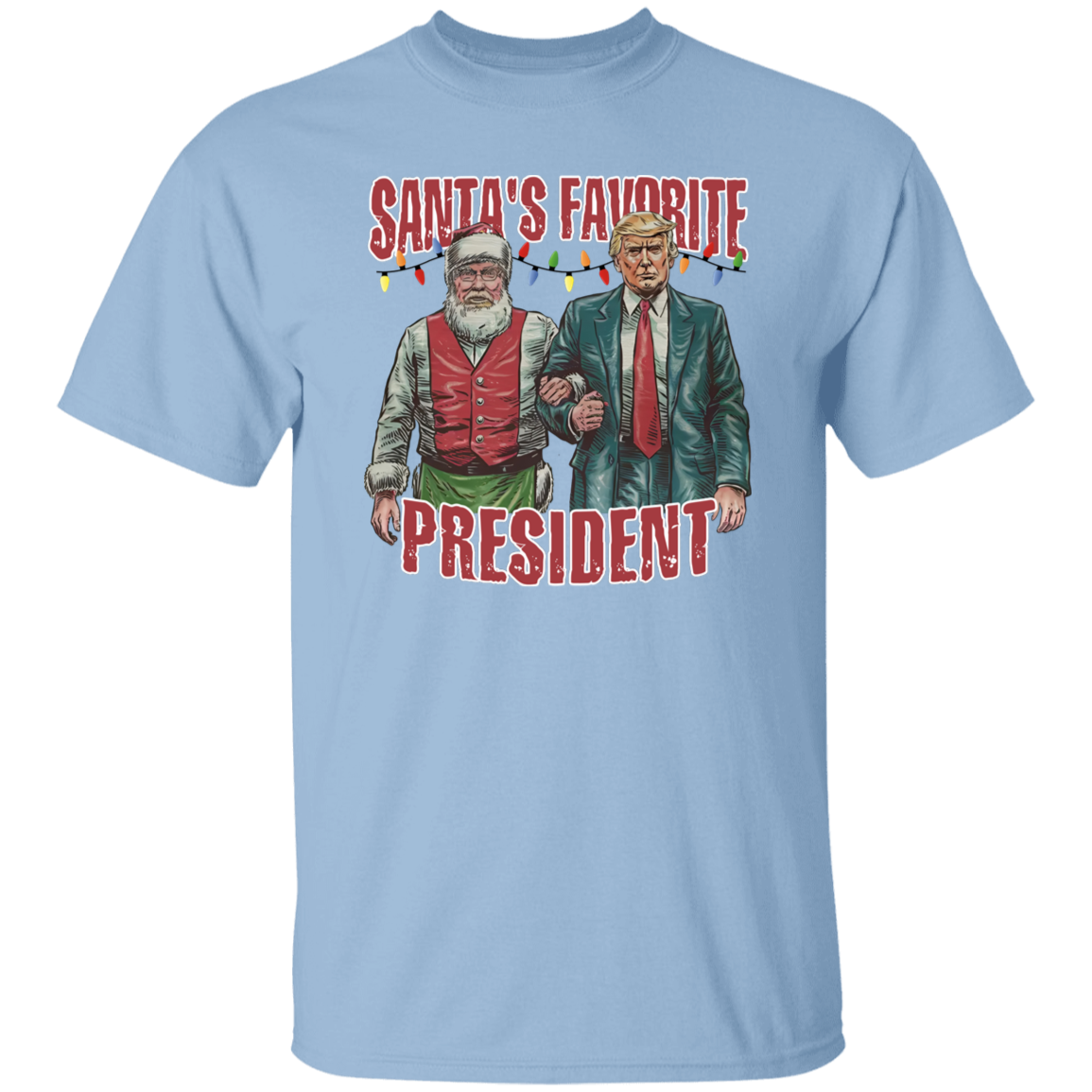 Santa's Favorite President Trump Christmas Shirt HA75 63594