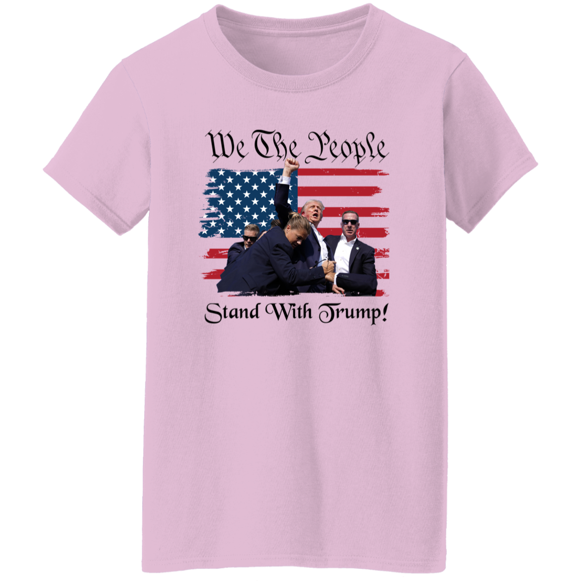We The People Stand With Trump Bright Shirt HA75 63314