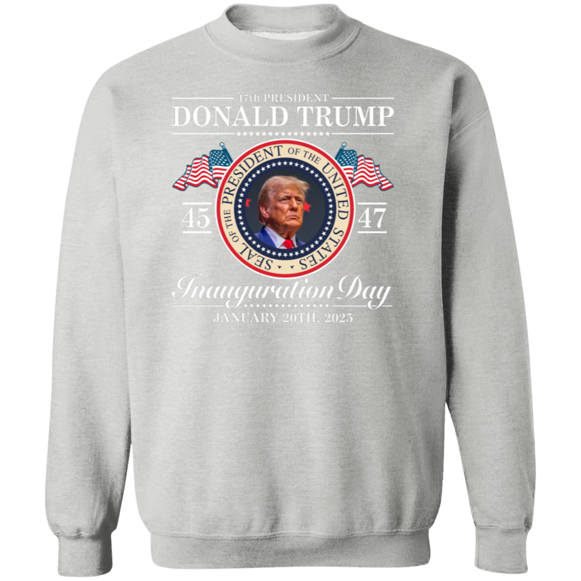 Donald Trump 47th President Dark Shirt - Inauguration Day 2025 Edition LM32 65101