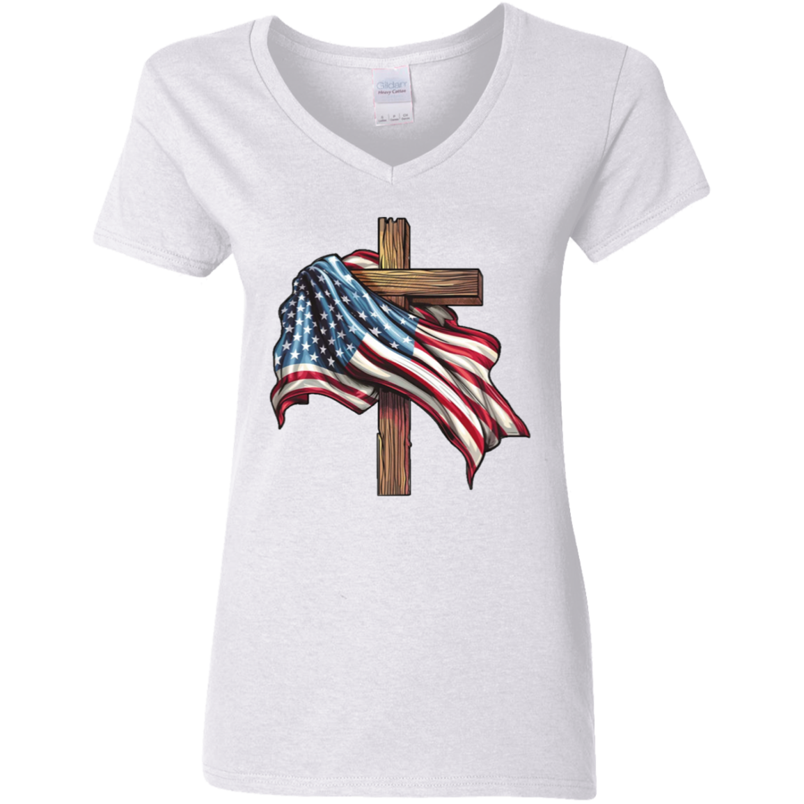 Christian American Sublimation 4th Of July Shirt TH10  62615