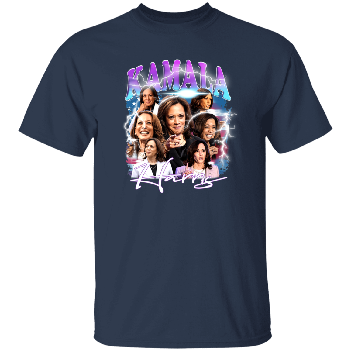 Kamala Harris Retro Style Dark Shirt TH10 N369 63483