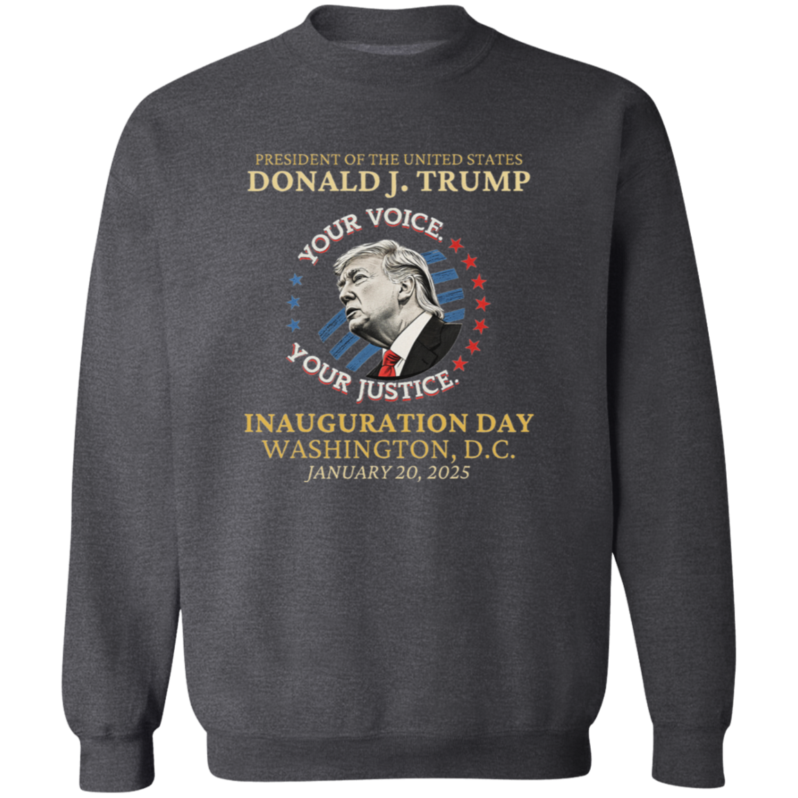 Trump Inauguration Day 2025 Commemorative Memorabilia Dark Shirt HO82 65638