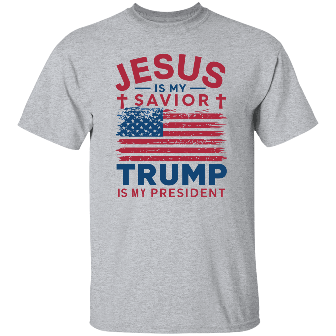 Jesus Is My Savior Trump Is My President Bright Shirt HO82 65326