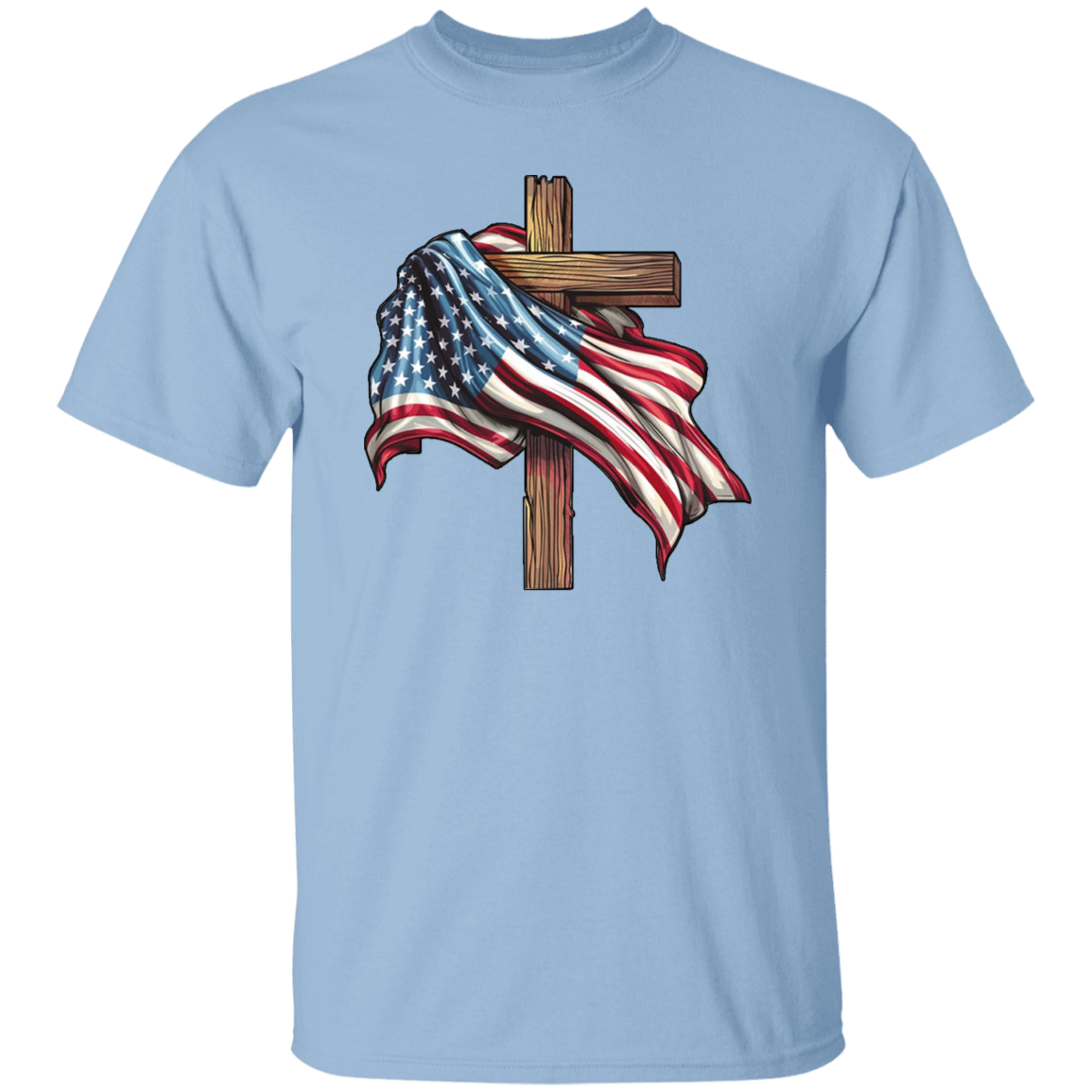 Christian American Sublimation 4th Of July Shirt TH10  62615