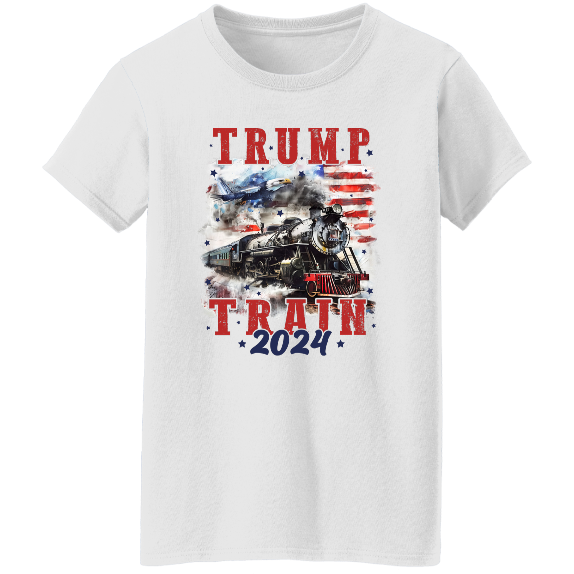 Trump Train 2024 President Trump Bright Shirt N304 HA75 62924