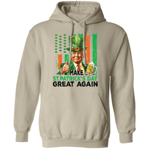 Donald Trump Beer Drinking Make St Patrick's Day Great Again Bright Shirt LM32 65137