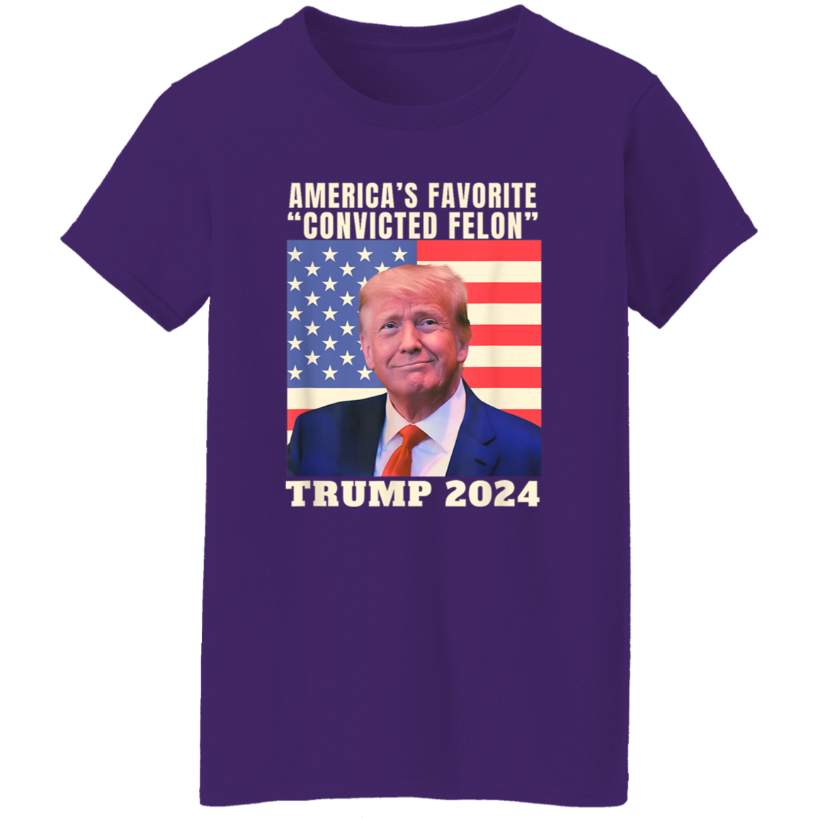 America's Favorite "Convicted Felon" Trump 2024 Shirt TH10 62691