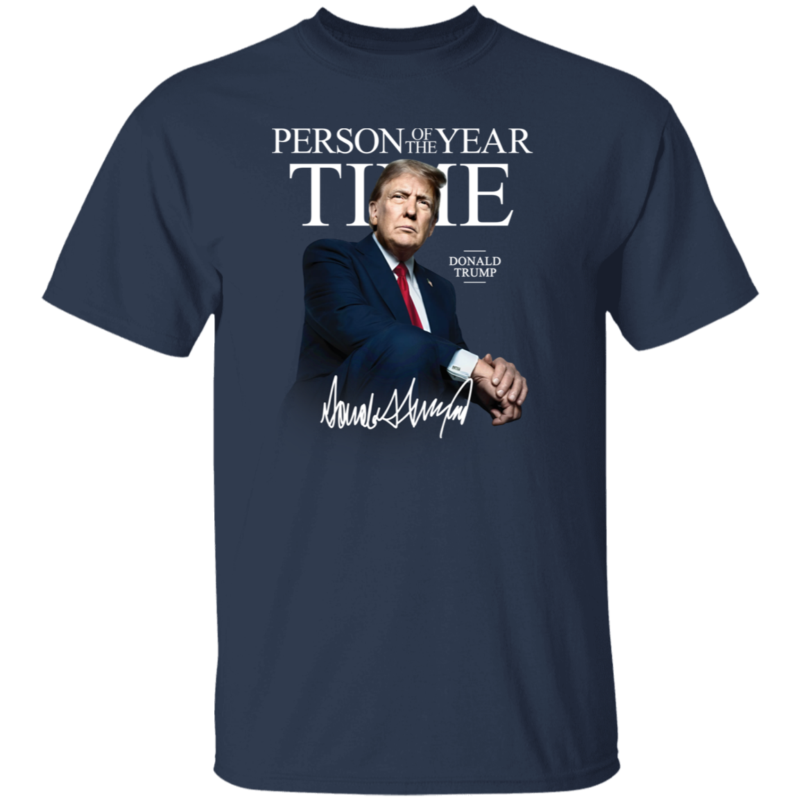 Trump's Time Person of the Year Dark Shirt HA75 64202