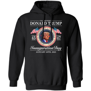 Donald Trump 47th President Dark Shirt - Inauguration Day 2025 Edition LM32 65101