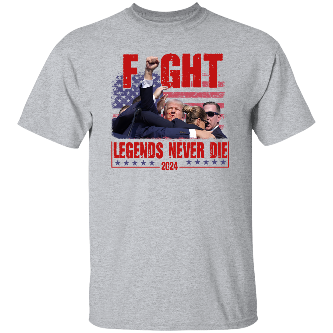 Trump F**ht - Legends Never D** 2024 Bright Shirt HA75 63128