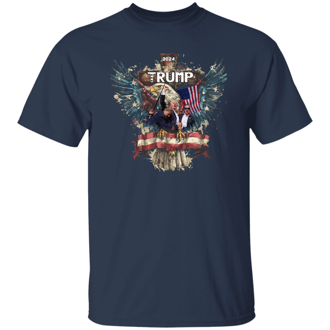 Trump President 2024 Fight Dark Shirt For Trump Lovers HO82 65392