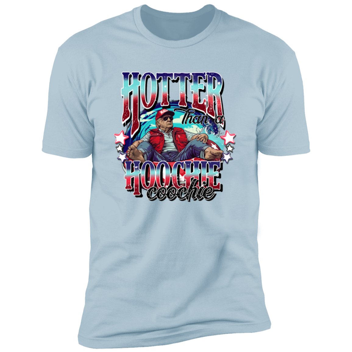 Hotter Than A Hoochie Coochie President Trump Bright Shirt N304 HA75 62910