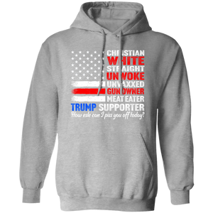 Trump Supporter Christian White Straight Un**ke Un**xxed Shirt HA75 63332