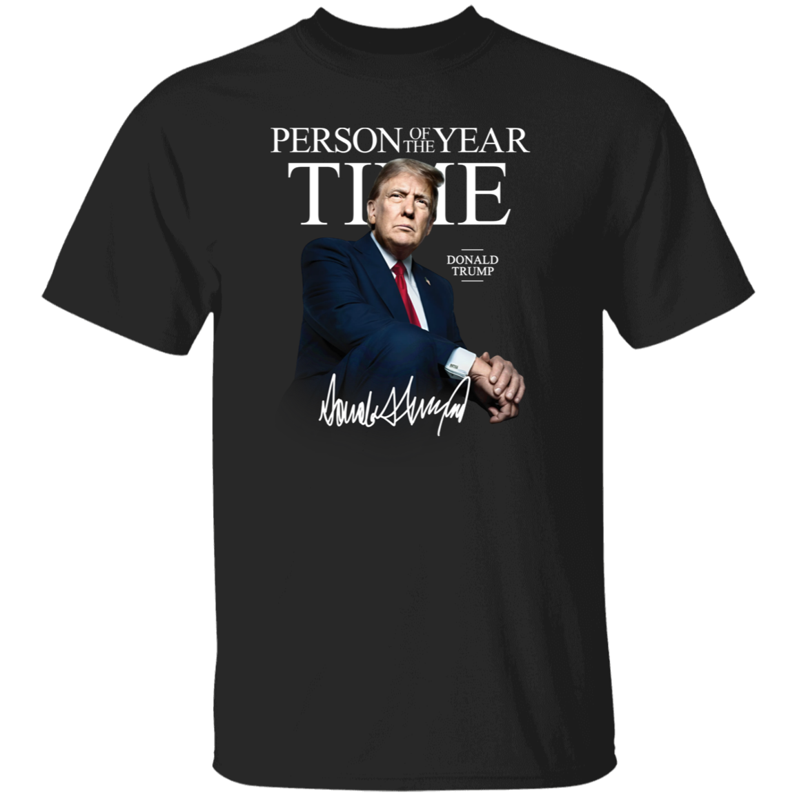 Trump's Time Person of the Year Dark Shirt HA75 64202