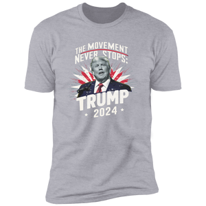 The Moment Never Stop Trump 2024 Dark Shirt HA75 62734