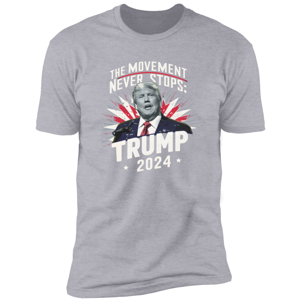 The Moment Never Stop Trump 2024 Dark Shirt HA75 62734