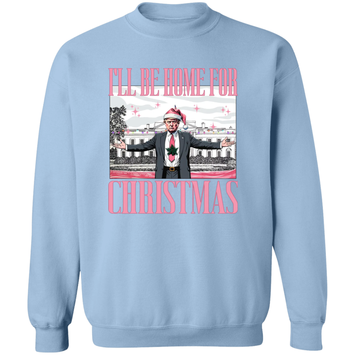 Christmas Trump Shirt, I'll Be Home for Christmas Shirt HA75 63706