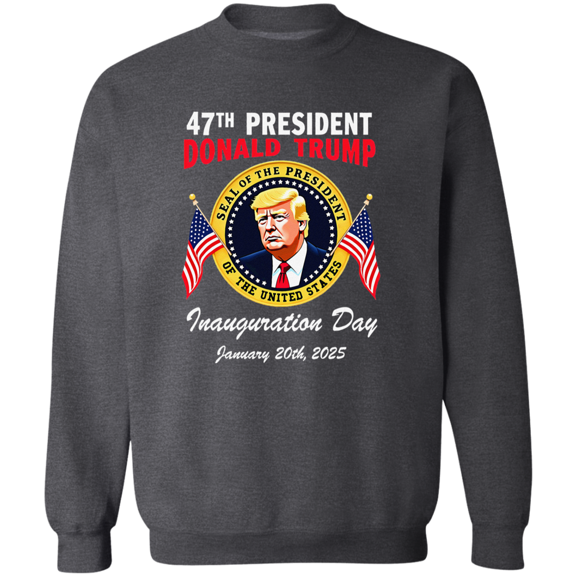 47th President Donald Trump Inauguration Day January 20th 2025 Dark Shirt HO82 65646