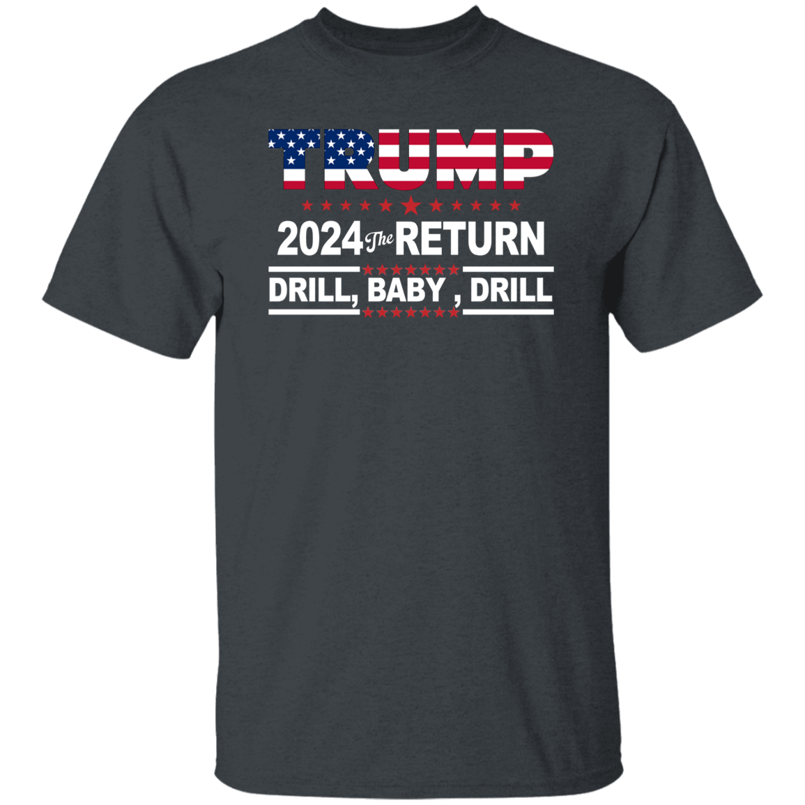 Trump 2024 Drill Baby Drill US Flag Republican 4th Of July Shirt DM01 62917