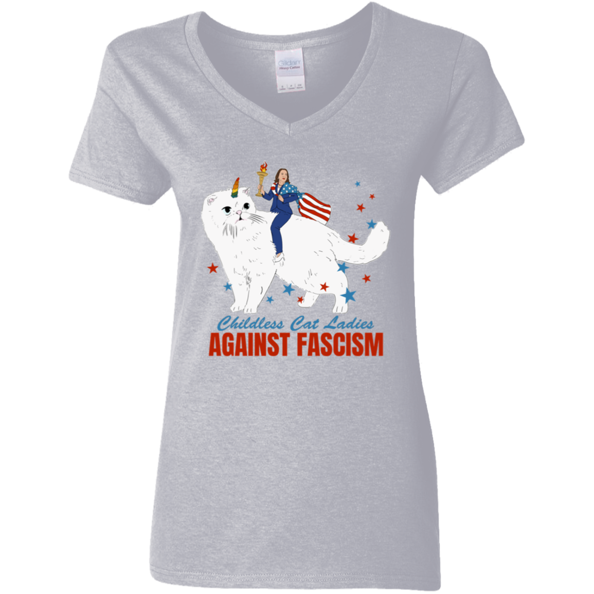 Childless Cat Ladies Against Fascism Bright Shirt HA75 63484