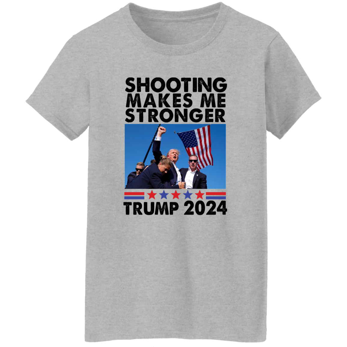 Sh**ting Makes Me Stronger Trump 2024 Bright Shirt TH10 63423