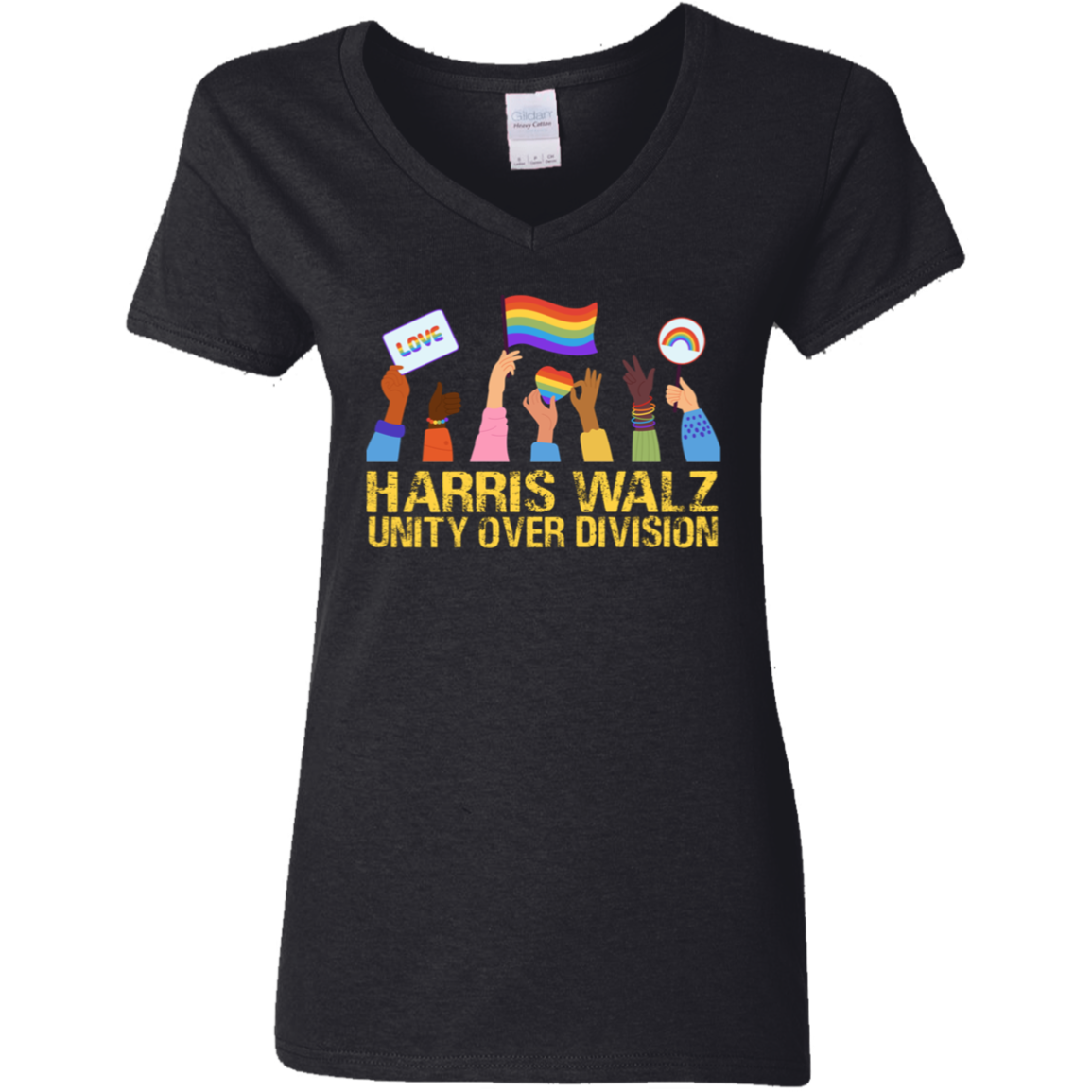 Harris Walz Unity Over Division Election 2024 Shirt HA75 63450
