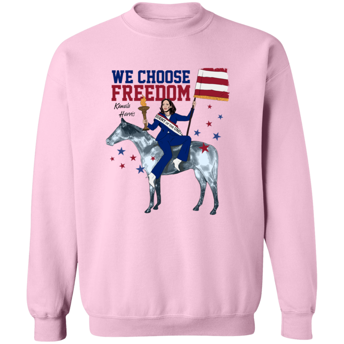 Kamala Harris We Choose Freedom Bright Shirt HA75  63486