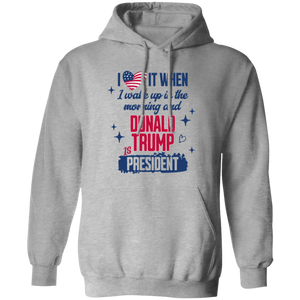 I Wake Up In The Morning And Donald Trump Is President Bright Shirt HO82 65256