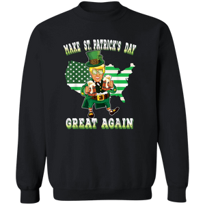 Make St Patrick's Day Great Again Trump Leprechaun Dark Shirt HO82 65598