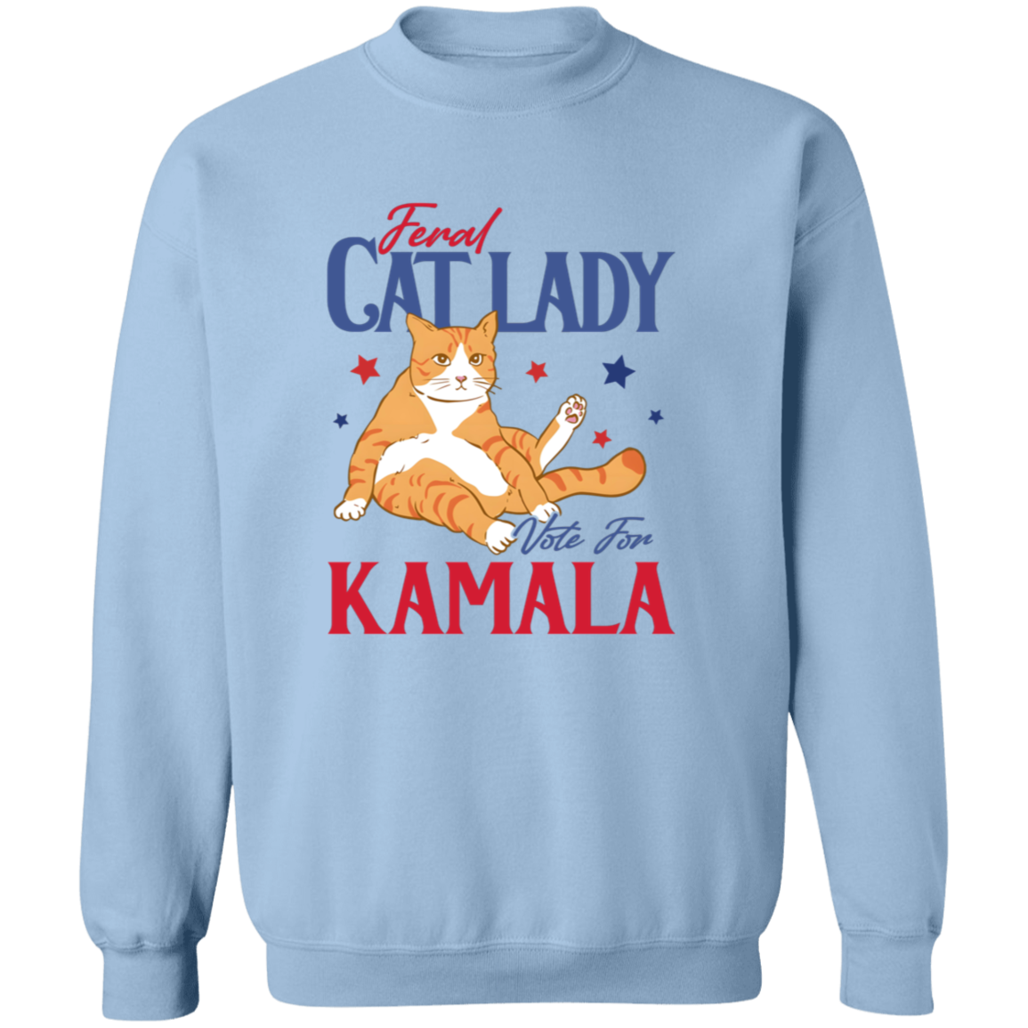 Feral Cat Lady Vote For Kamala Bright Shirt HA75 63502