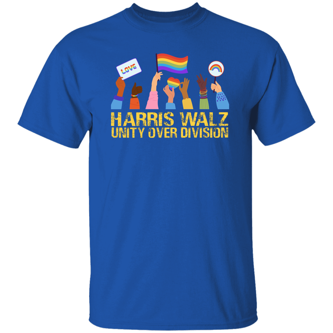 Harris Walz Unity Over Division Election 2024 Shirt HA75 63450