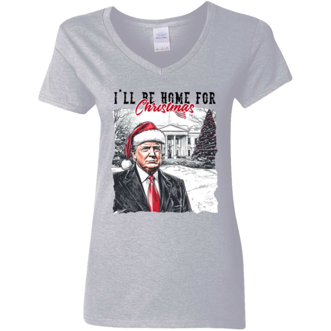 I'll Be Home For Christmas Donald Trump Shirt HA75 63640