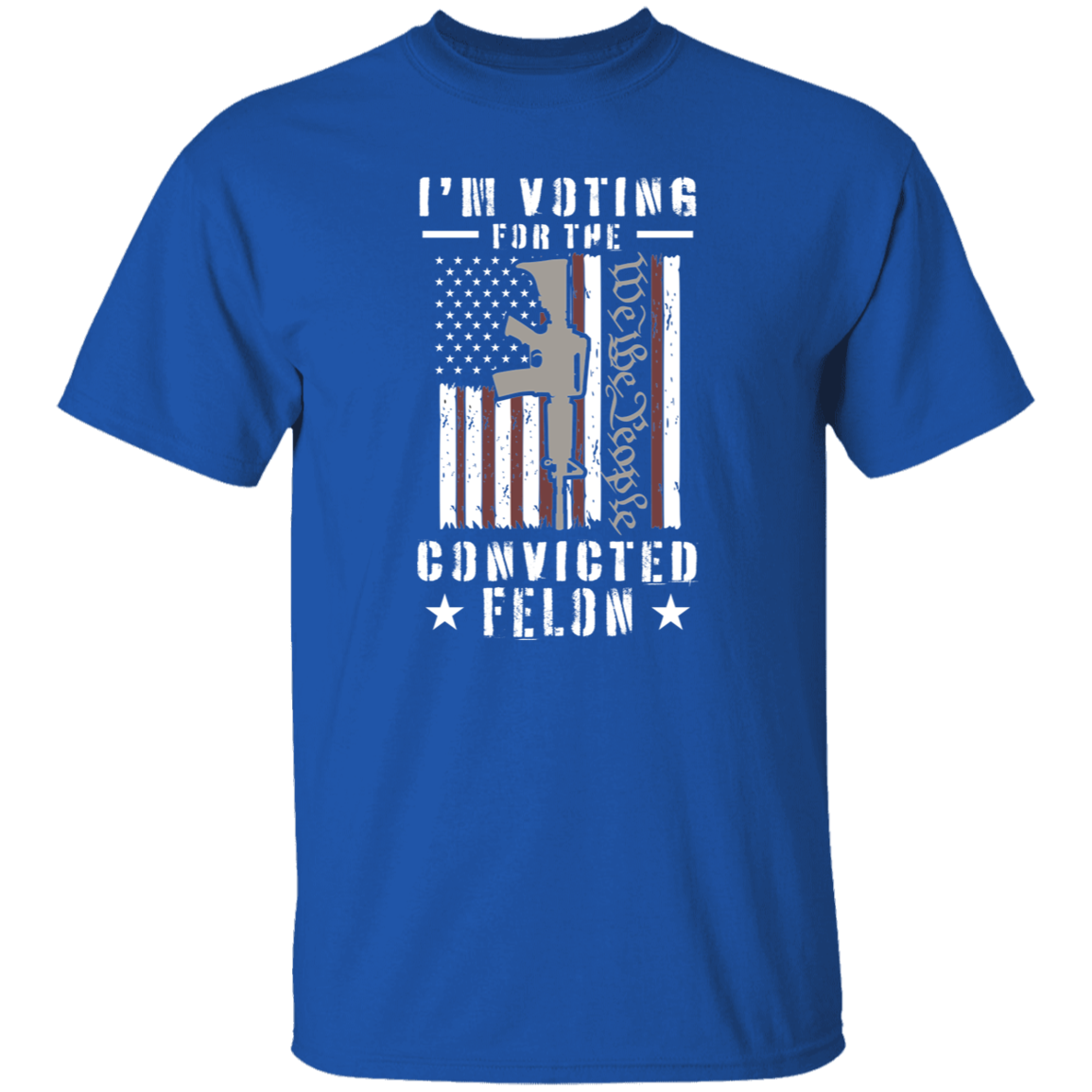 I'm Voting For The Convicted Felon Dark Shirt HO82 62708