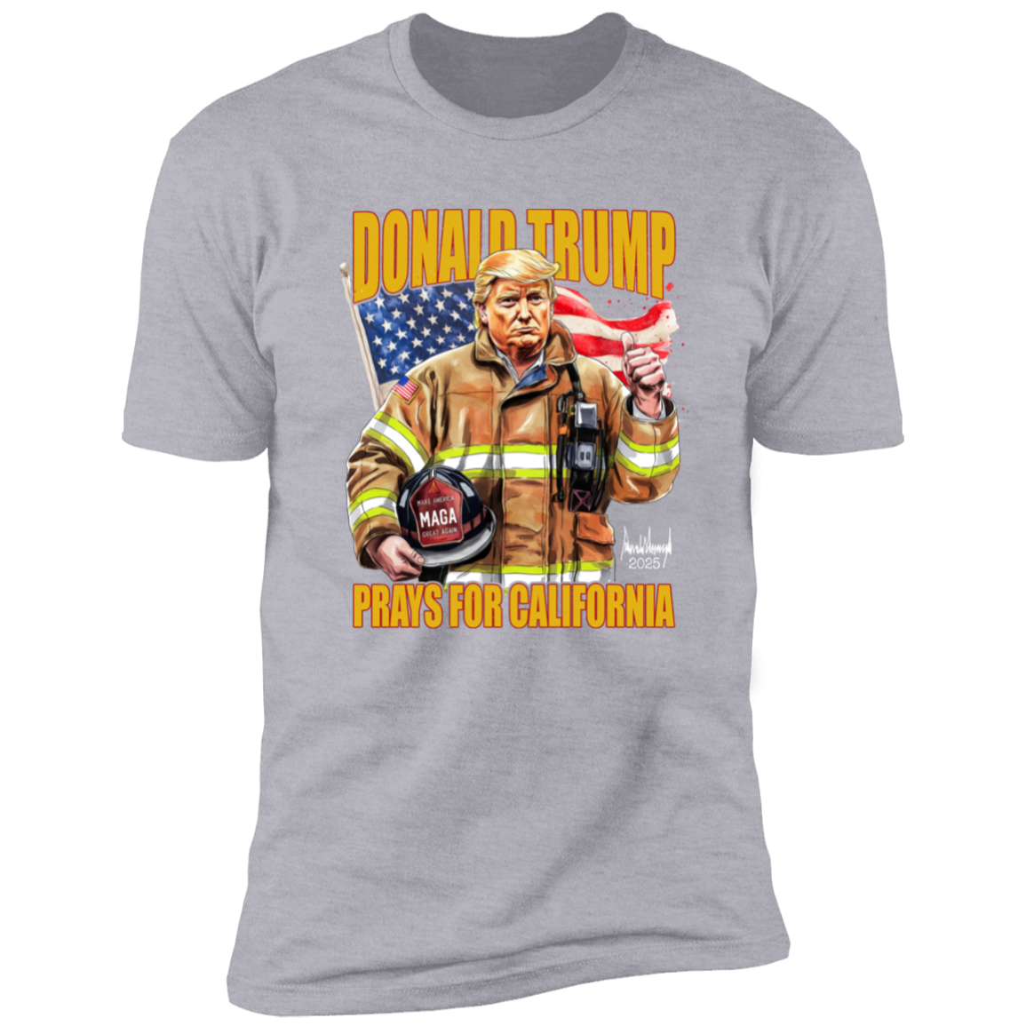 Donald Trump Prays for California Dark Shirt California Strong 2025 Shirt CH07 67280