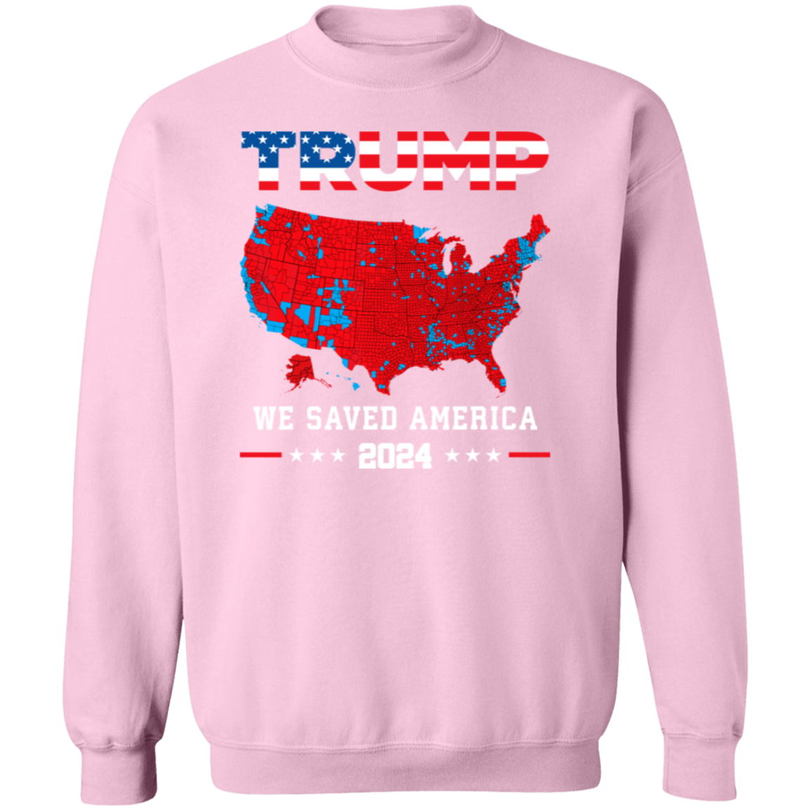 Trump We Saved America 2024 Frontside White Shirt HA75 63789