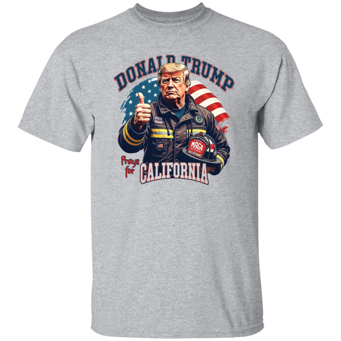 Donald Trump Prays for California Bright Shirt HA75 64306