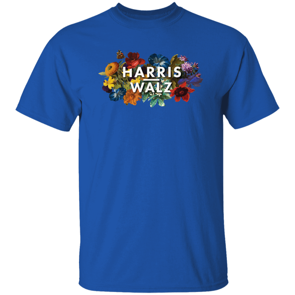 Kamala Harris 2024 Floral Feminine Women Kamala Walz 2024 Dark Shirt HO82 65090