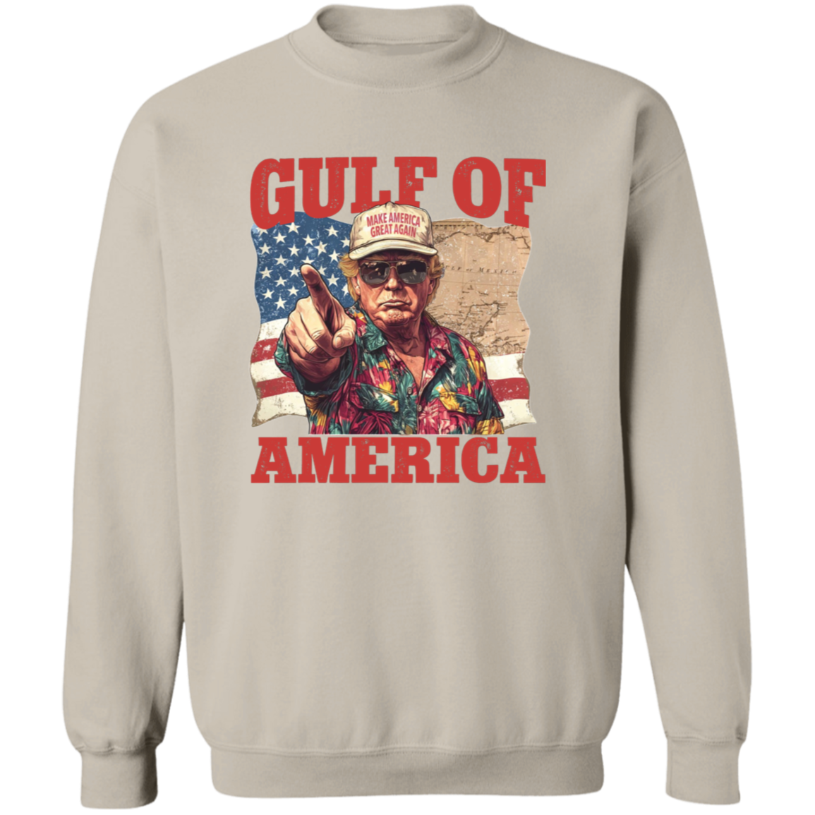 Gulf of Mexico to Gulf of America, President Trump Gulf of America Bright Shirt HA75 64336