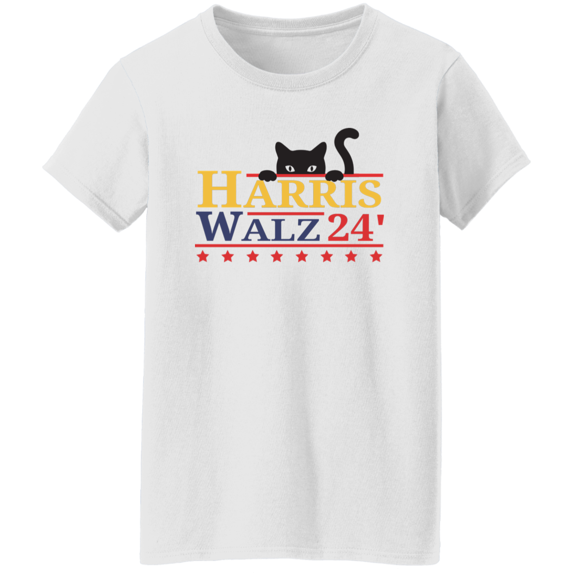 Harris Walz 2024 Cat Bright Shirt TH10 63347