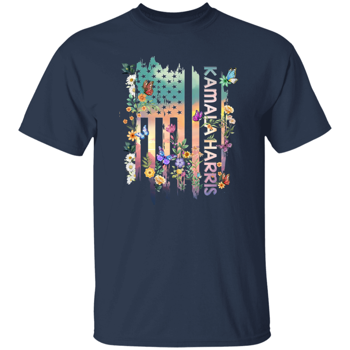 Kamala Harris With Colorful Flower Shirt TH10 N369 63507