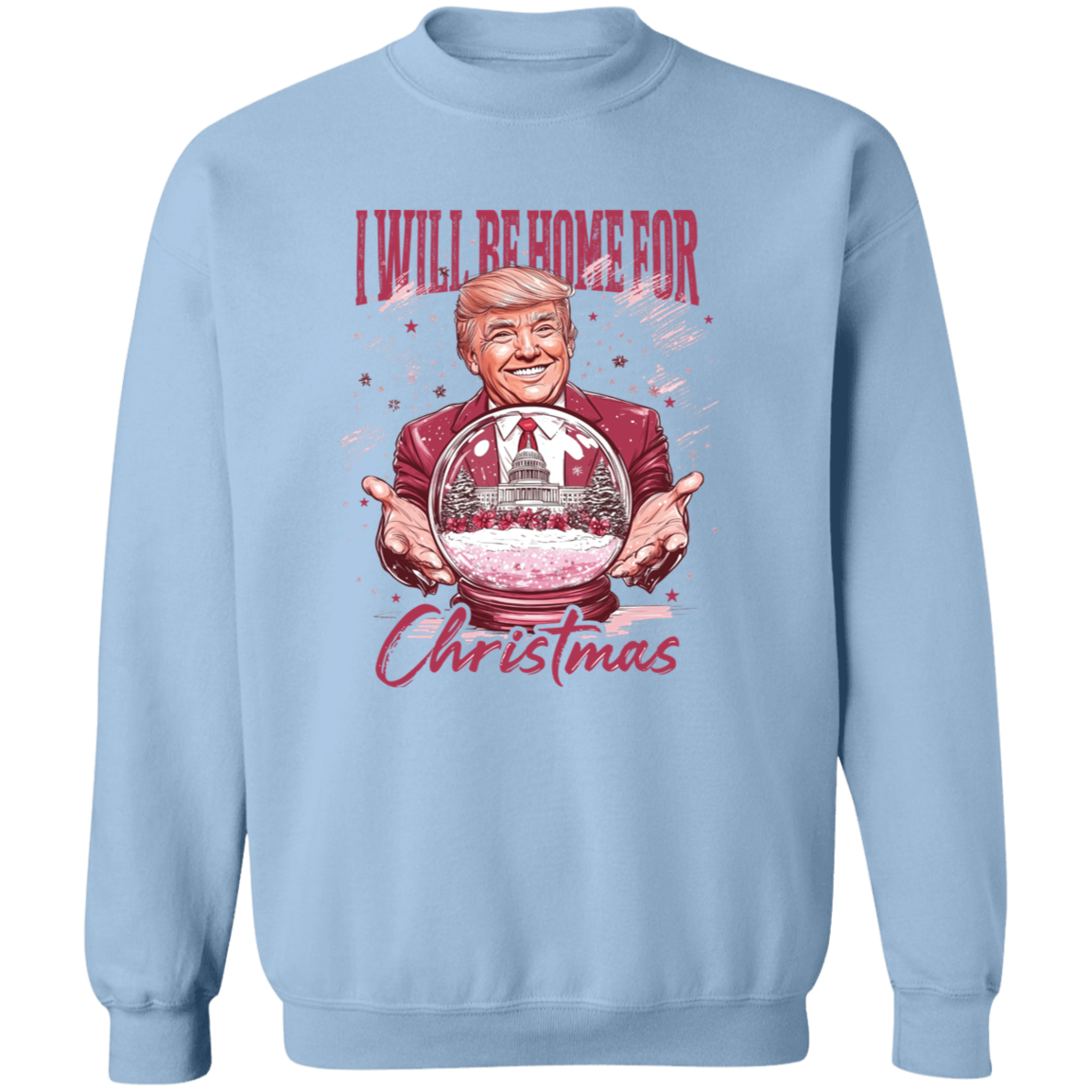 Trump I'll Be Home for Christmas - Republican Christmas Shirt HA75 63730