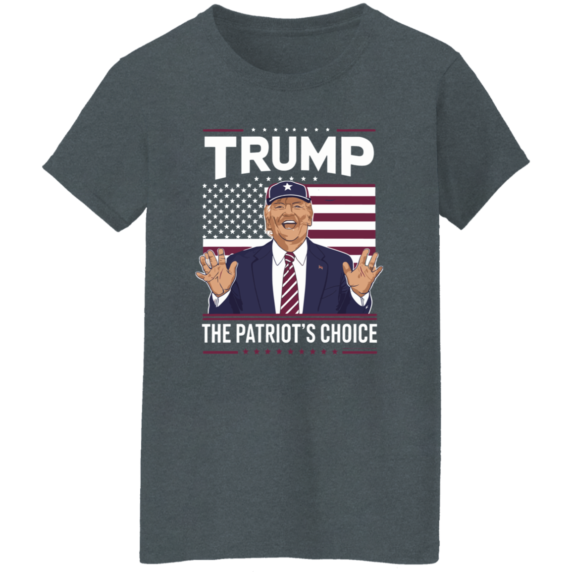 Trump The Patriot's Choice Dark Shirt HA75 62720