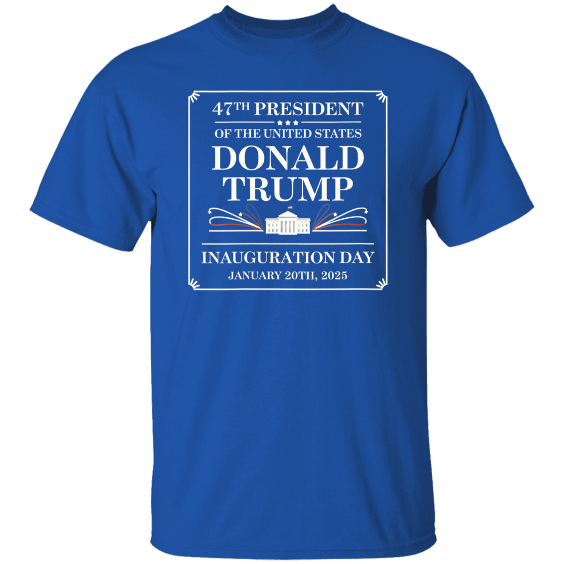 47th President Of The United States Donald Trump Inauguration Day Dark Shirt HO82 65194