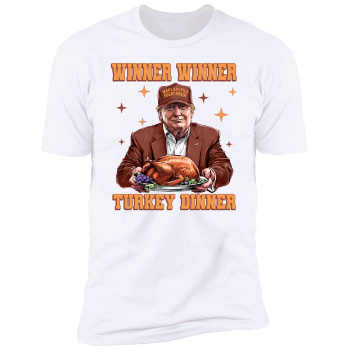 Trump Great Again Winner Turkey Dinner Bright Shirt LM32 63913