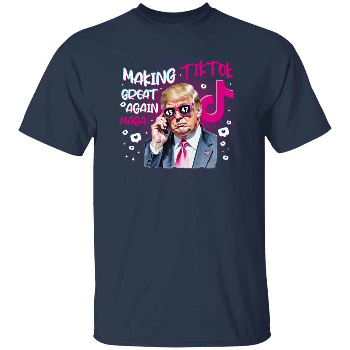 Trump Save Tiktok - Making TikTok Great Again Dark Shirt CH07 67298