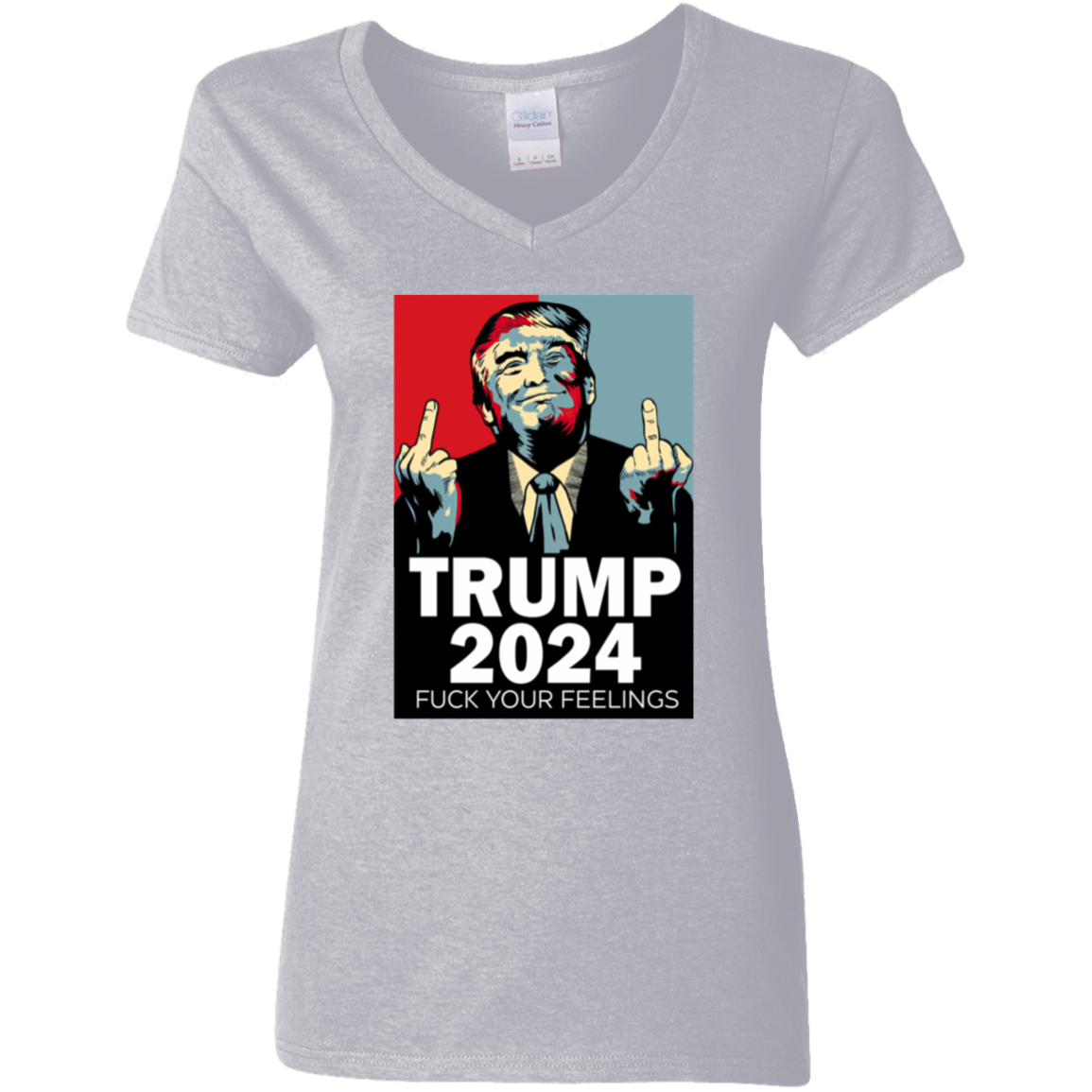 Middle Finger Trump 2024 F**k Your Feelings Shirt DM01 62845