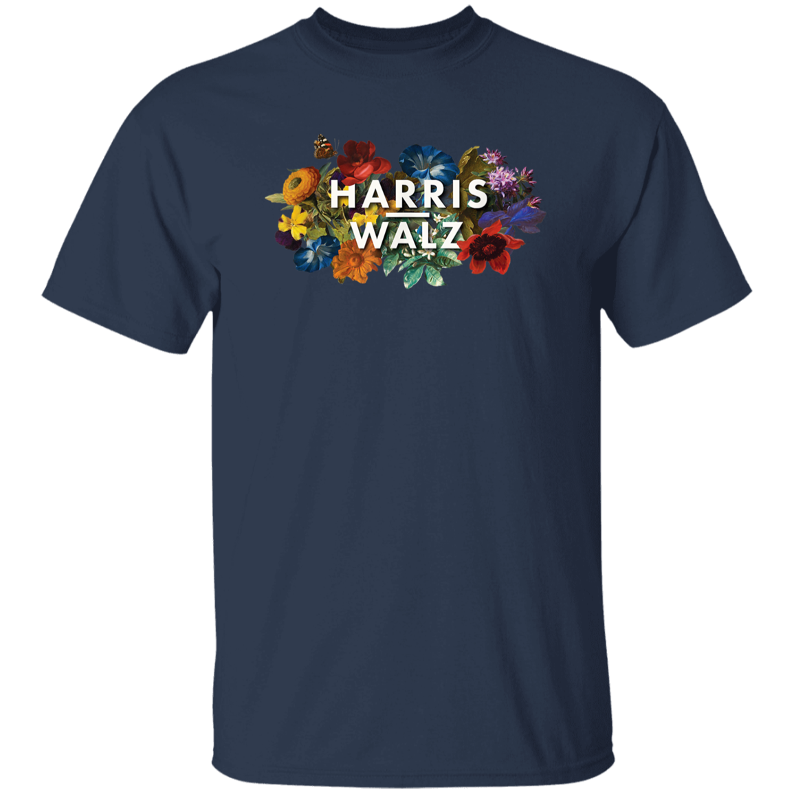 Kamala Harris 2024 Floral Feminine Women Kamala Walz 2024 Dark Shirt HO82 65090