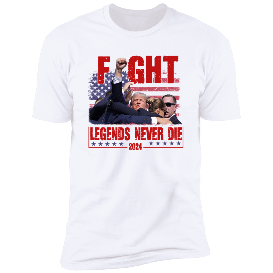Trump F**ht - Legends Never D** 2024 Bright Shirt HA75 63128