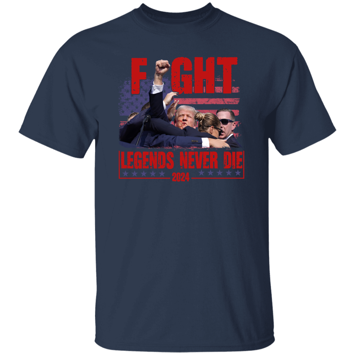 Trump F**ht - Legends Never D** 2024 Shirt HA75 63126